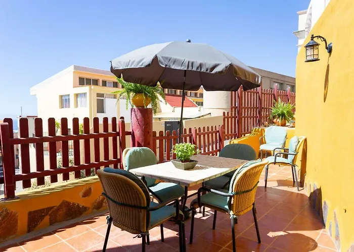 Ferienhaus Canarian House With Views And Pool Los Realejos